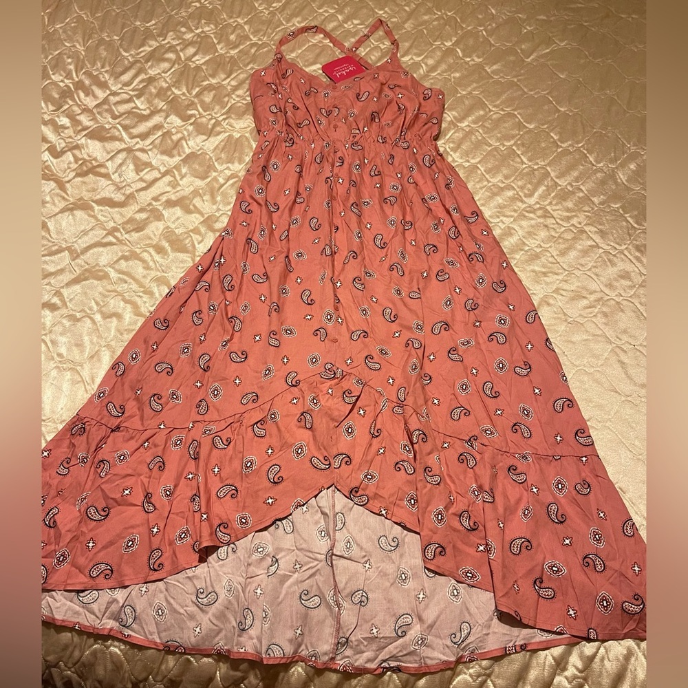 Isabel maternity dress By Ingrid & Isabel Pink Paisley size medium - Picture 2 of 5